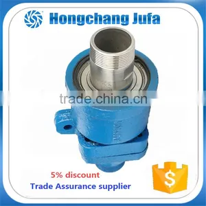 25A 1'' 2-passages Female Thread Water Swivel Connector Hydraulic Rotary Joints thumbnail-4