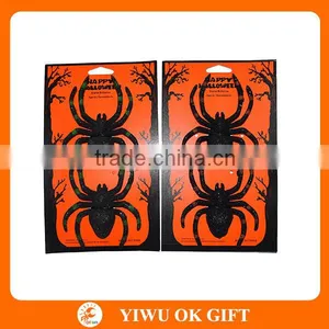 Cute Happy Halloween Card With Spider Design thumbnail-1