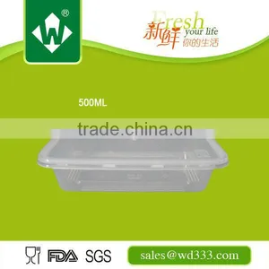 Disposable Plastic PP Takeaway Food Container thumbnail-1