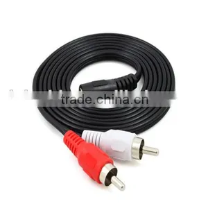 3.5mm to 2RCA Audio Cable 1M thumbnail-4
