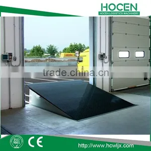 Warehouse Heavy Duty Goods Loading Dock Leveler Ramp 15T Electric Hydraulic Stationary Steel Car Unloading Ramps For Sale thumbnail-1