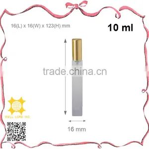 Happy Yellow Colored Glass Perfume Spray Bottle With Noble Shiny Cap thumbnail-2