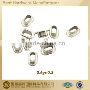 Good Quality Oval Metal Eyelet for Apparel Shoe Bag/Inner.6mm* 3mm thumbnail-1