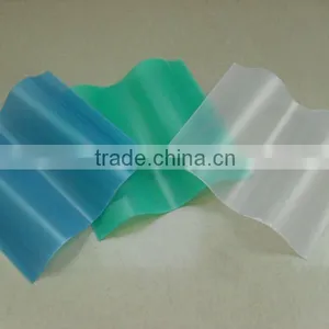 Anti-corrosive PVC Translucent Corrugated Sheet thumbnail-1