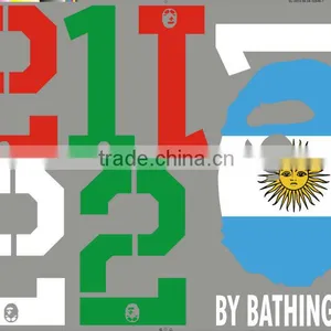 Custom Plasticol Transfer Printed Vinyl Sticker Low MOQ thumbnail-1