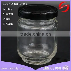 300ml Glass Honey/jam Jar Wholesale thumbnail-1