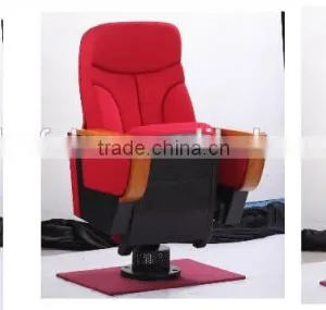 Movable Auditorium Chair Writing Pad /Comfortable Cinema Chair, Auditorium Chair YA-314 thumbnail-3