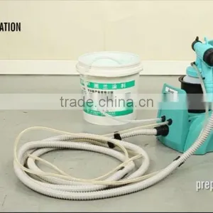 Mandarin - 650W HVLP Floor Based Spray Gun With Drag Bar, Paint Suction and Roller thumbnail-2