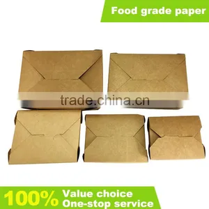 2016 High Quality Food Packaging Custom Kraft Paper Meal Paper Box thumbnail-2