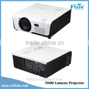 Samrt Wifi Outdoor Use Support Edge Blending for Golf Simulator ,Cinema,conferance 7000 ANSI Lumens Projector thumbnail-1