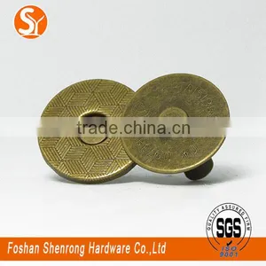 Beautiful Gold Color Magnetic Snaps 12mm Diameter for Briefcase thumbnail-6