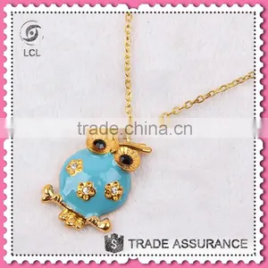 Wholesale Women's Accessories, Owl Shaped Pendant Necklace Fashion Accessories for Women thumbnail-1
