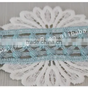 Hot Selling 7cm Width 2 Colors Embroidery Trims for Curtains Wholesale thumbnail-2