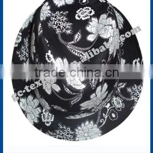 Flower Pattern Fedora Hat thumbnail-1