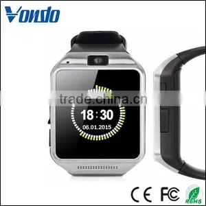Bluetooth 4.0 Watch Phone Smart Watch Wrist With Camera Touch Screen Smart Watch For HTC Samsung Galaxy S4/S5/S6 thumbnail-1
