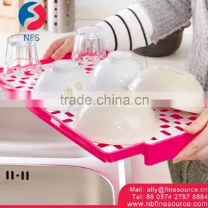Multifunction Colorful Hallow Drain Custom Kitchen Cheap Plastic Tray thumbnail-1