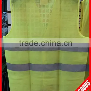 2013 Hot Sale Fluorescent Yellow Safety Vest thumbnail-1