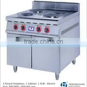 4 Round Hotplates, 1 Cabinet, 1 Grill - Electric, 9200 Watt, TT-WE158A thumbnail-1