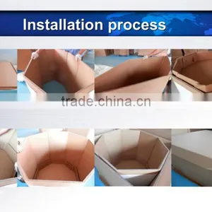 1000L Heat Resisting Carton Paper IBC Container for Bitumen thumbnail-6