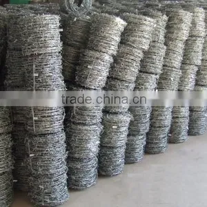 l Galvanzied Barbed Wire BWG 12#x14# 14#x16# 1.6 mm 2.1mm 2.5mm Electric / Hot Dipped Barb Wire Direct Professional Manufacture thumbnail-1