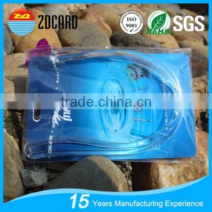 Matte Plastic PVC Luggage Tag With Transparent Strap thumbnail-4