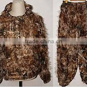 Camo Quiet Realtree Desert Leaf 3D Fast Dry Ghillie Suit Jacket&Trousers thumbnail-1