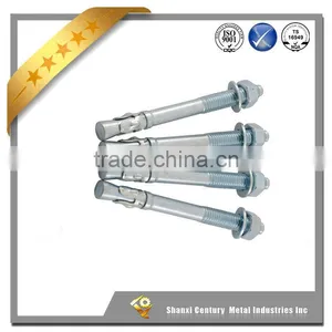 Carbon Steel Edage Anchor Bolt With Hex Nut ,washer thumbnail-1
