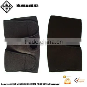 Adjustable Sports Leg Knee Support Brace Wrap Protector Pads Cap Patella Guard 2 Spring Bars, One Size, Black thumbnail-1
