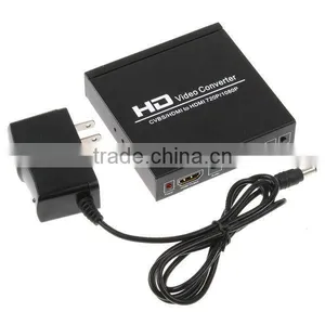 Composite AV CVBS L/R Audio HDMI to HDMI 720P/1080P HD Video Converter thumbnail-1