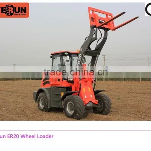 Qingdao Everun Brand New Farm Tractors,ER20 Mini Loader With Luxury Cabin For Sale thumbnail-4