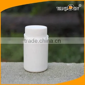 3 oz Nature White HDPE Plastic Pill Bottles With Twist Off Lids thumbnail-2
