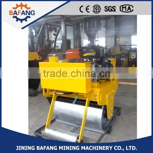 Single Double Drum Hydraulic Walk Behind Road Roller thumbnail-1