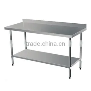 GRT - HLW2424SB Stainless Steel Worktable With Splash Back thumbnail-1