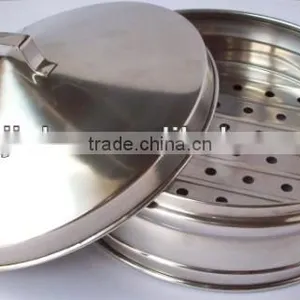 Stainless Steel Dim Sun Steamer and Lid thumbnail-2