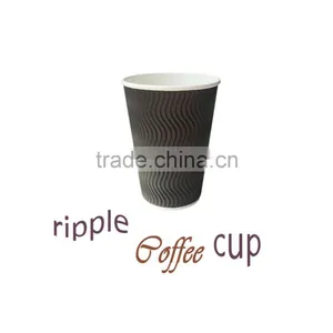 Custom Printed Paper Cup,ripple Paper Cup Fan for Coffee Cup,paper Cup Coffee Cup thumbnail-5