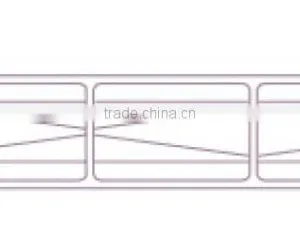Haining Class A Transparent 12mm 6-wall Diamond Structure Polycarbonate Hollow Sheet 2100*5800mm thumbnail-2