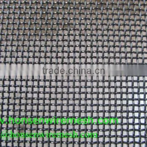 High Security Polyester Coated Black Color Alu-Gard Perforated Mesh Screens thumbnail-2
