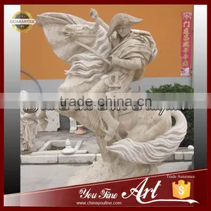 Life Size Napoleon Riding Horse Marble Statue thumbnail-1