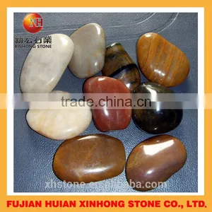 High Polished Red River Stone Pebbles Landscape Stone thumbnail-6