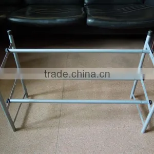 Metal Chrome Plating Shoes Rack and Shoes Storage thumbnail-2