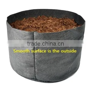 Garden Fabric Pot Garden Flower Planter Pot Hydro for Flower System Smart Non Woven Plant Bag (1 Gal to 1200 Gal) thumbnail-4