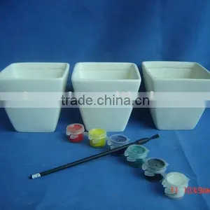DIY Ceramic, Flower Pot, Painting Ceramic thumbnail-1
