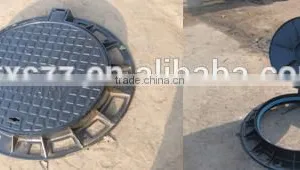EN124 B125 C250 D400 Cast Iron Manhole Cover and Frame Grateing Grids in China thumbnail-6