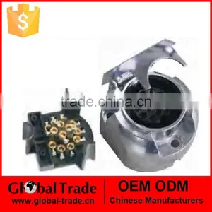 13 Pin 12V N Type Alu Socket. Trailer Car Caravan Wiring Lights Tow Plastic Plug.A1725. thumbnail-1