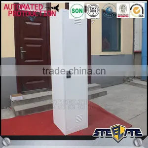 Single Door Metal Locker Wardrobe Steel Locker Cabinet thumbnail-3