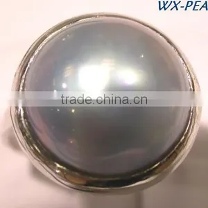 Fashion Jewelry Big Pearl Rings Tahitian Pearl Ring thumbnail-2