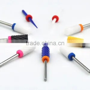 Nail Drill Bit Milling Cutter White Ceramic Nail Drill Bit For Electric Drill Manicure Machine Accessories Tools thumbnail-1