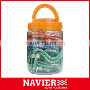 RTD-124 24pcs Bungee Strap Set 4 Sizes Luggage Bungee Cord With Plastic Bucket thumbnail-1