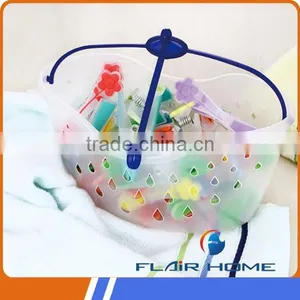 XYB9903 Food Grade Strong Plastic Basket With Clothes Pegs/clips/pins thumbnail-1