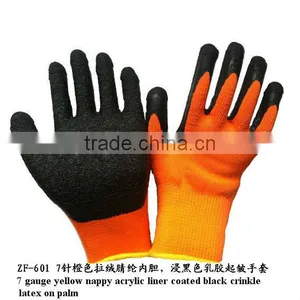 Nappy Acrylic Welding Gloves Winter Used Freezer Work Gloves thumbnail-1